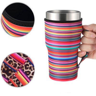 Reusable Iced Coffee Cup Sleeve - Eco Friendly Companion