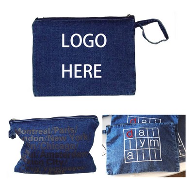 Denim Clutch Bags