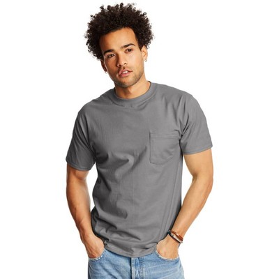 Hanes 6.1 Oz. Beefy-T&reg; With Pocket