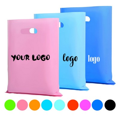 Plastic Shopping Bags With Die Cut Handle