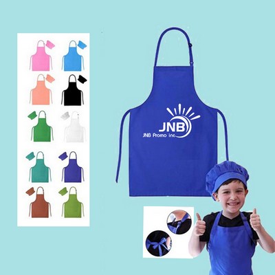 Kids' Apron and Chef Cap Set