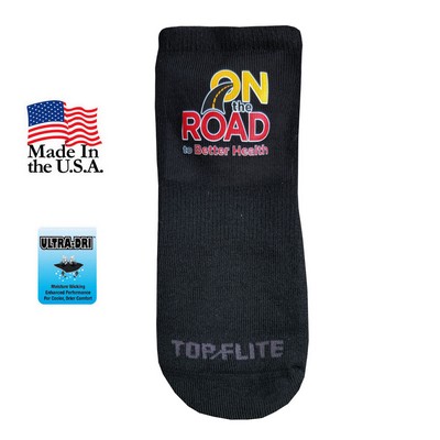 Top-Flite Seamless Toe No Show Socks with Oversized DTF