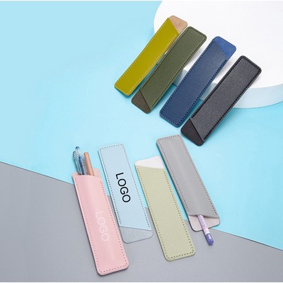 Pu Leather Pen Sleeve Pouch