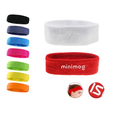 Elastic Sports Sweat Absorbing Headbands