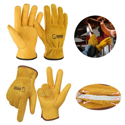 Heavy Duty Welding Cowhide Leather Work Gloves