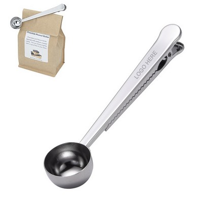 Stainless Steel Coffee Scoop/Clip