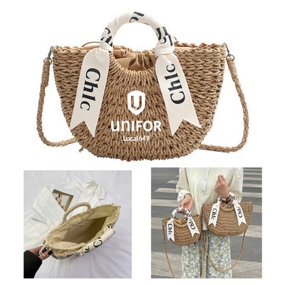 Straw Tote Bag Handbag