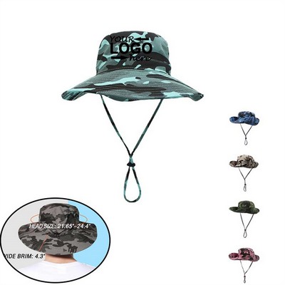 Outdoors Summer Camouflage Beach Sun Hat