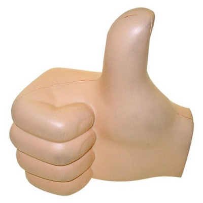 PU Right Hand Thumbs Up Stress Ball