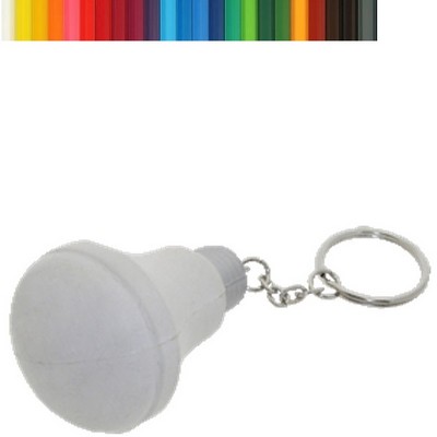 Light Bulb Stress Ball Keychain