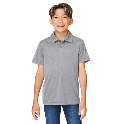 Team 365 Youth Zone Sonic Heather Performance Polo