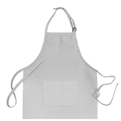 Basic Apron 20"x28" with pockets and Adjustable neck-Square corner -Polycotton