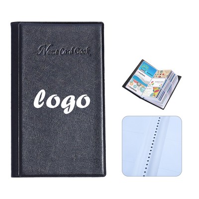 180 Business Card Organizer Book