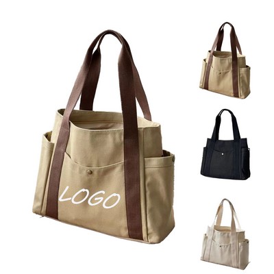 Women Canvas Tote Handbags Casual Shoulder Work Bag