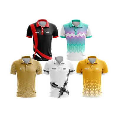 Custom Full Printing Sublimation Polo Shirts