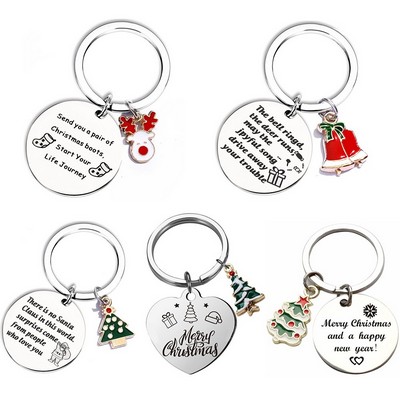 Christmas Pendants Gift Keychain