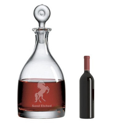 Monticello Salmanazar Lead-Free Crystal Decanter