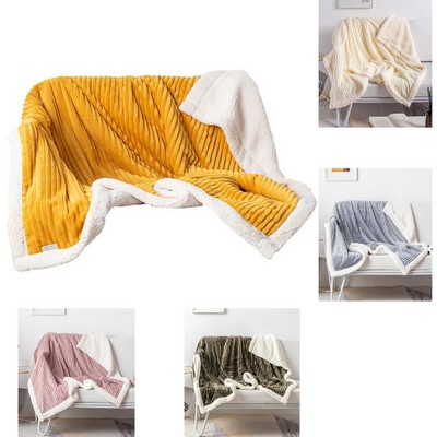 Double Layer Flannel Blanket