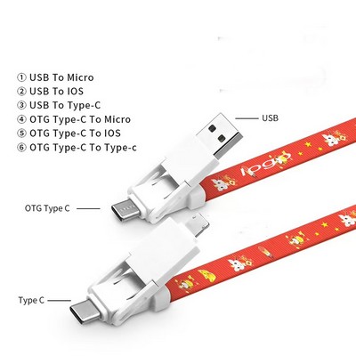 Fast Charging Data Cable Lanyard