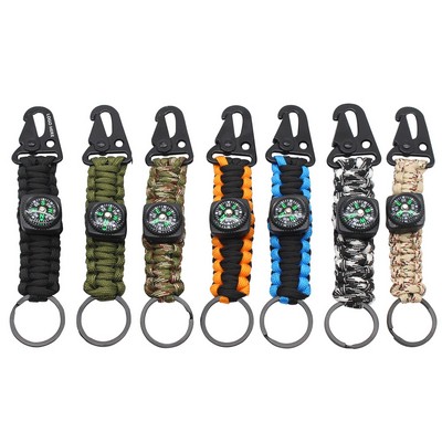 Survivor Rope w/Key Chain Compass