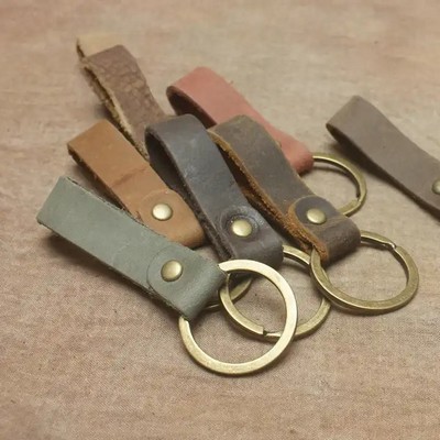 Isakson Leather Key Ring