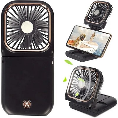 Portable Fan Power Bank Charger for Phones