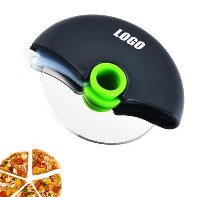 Stainless Steel Pizza Cutter Wheel with Safety Cover