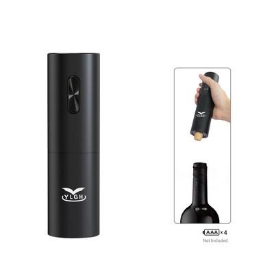 Elegant Short Plastic Electric Wine Opener