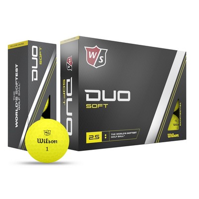 Wilson Duo Soft Yellow Golf Balls