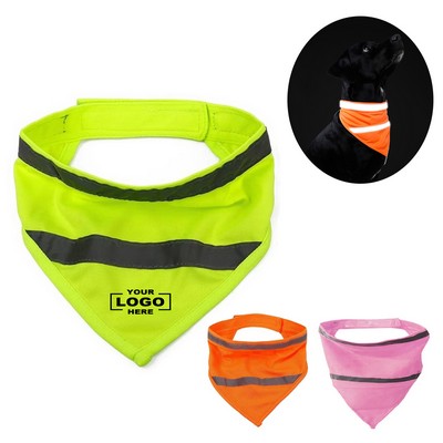 Reflective Dog Safety Bandana