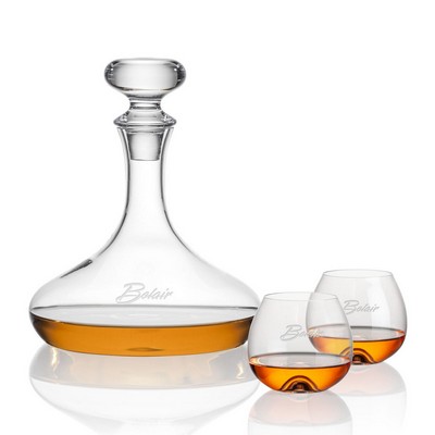 Stratford Decanter & Boston Stemless Cognac