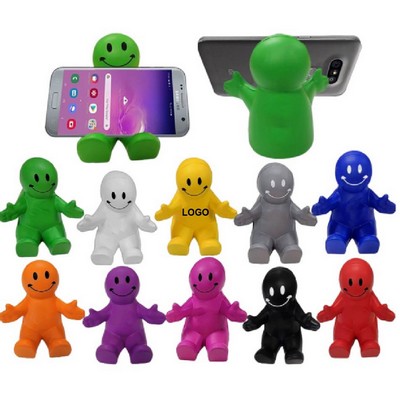 Smiley Face Guy Stress Reliever Phone Holders