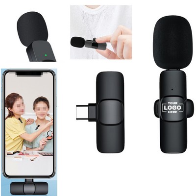 Wireless Lavalier Microphone for Interviews and Videos