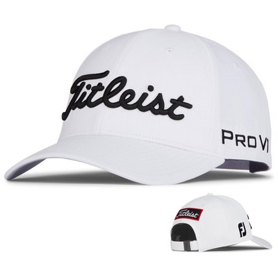 Titleist Tour Performance Adjustable Golf Hat - White/Black