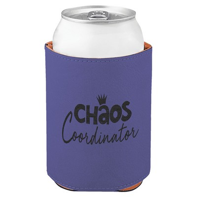 3.75" Purple Leatherette Beverage Holder