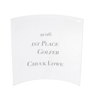 Jade Glass Crescent Award (5"x7")