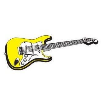 Electric Guitar Lapel Pin