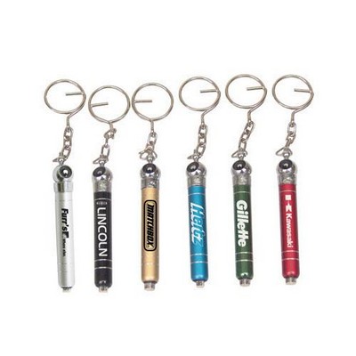 Aluminum Tire Gauge Key Ring