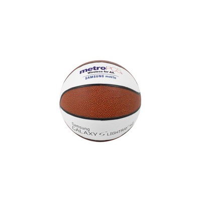 Basketball - Mini Autograph w/ Alternating Panels (5" dia)