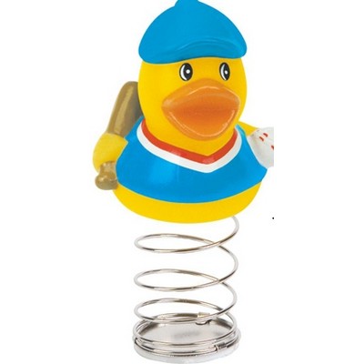 Rubber Baseball Duck Bobble©