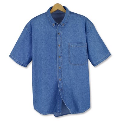 Short Sleeve Denim Shirt