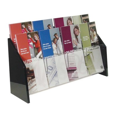 Deluxe 8-Pocket Acrylic Brochure Holder - Wall