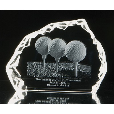 Iceberg Crystal Award (7"x5"x1")