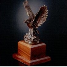 Custom Cultured Bronze American Eagle Sculpture