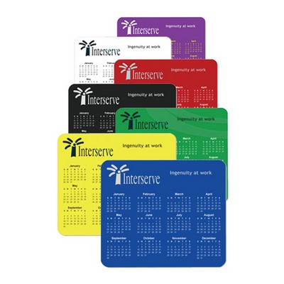 Customized Horizontal Calendar Mouse Pad