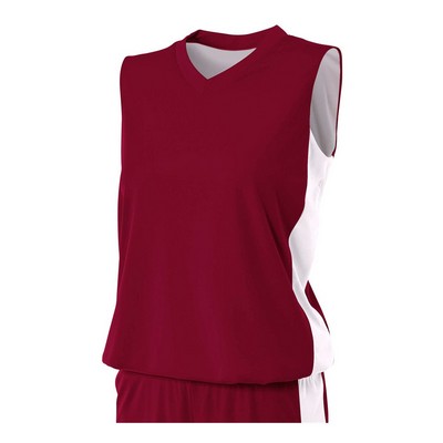 A4 Women's Reversible Moisture Management Muscle Shirt