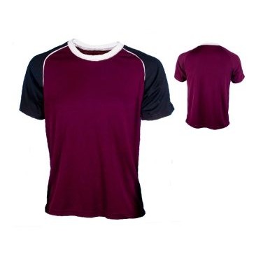 Youth Cool Mesh Soccer Jersey Shirt w/ Contrasting Sleeve & Piping