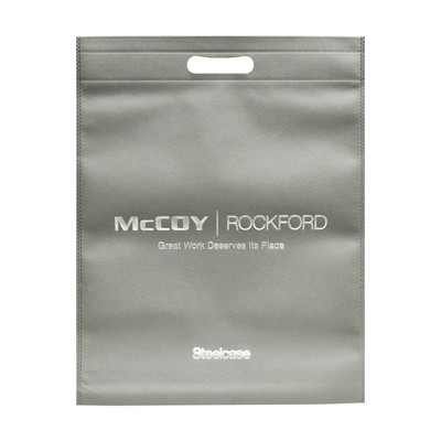 Gray Non-Woven PP Merchandise Bag (13.8"x17.7")