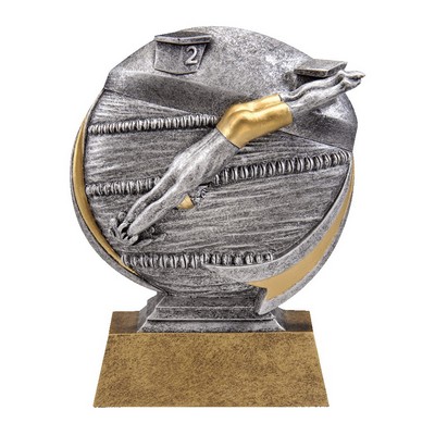 5" Male Swimming Motion Xtreme Figure Award