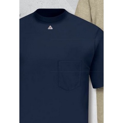 Bulwark™ Men's Short Sleeve Tagless T-Shirt - Navy Blue